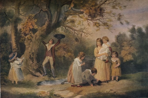 'Children Bird Nesting', 1789. Artist: William Ward.