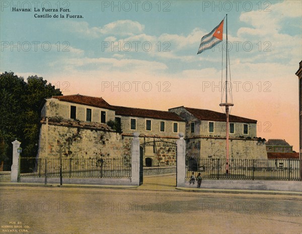 Castillo de la Real Fuerza, Havana, Cuba, c1920. Artist: Unknown.