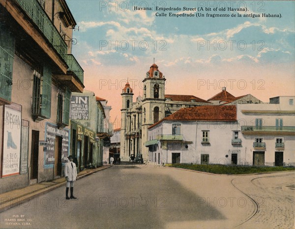 Calle Empedrado, Old Havana, Cuba, c1920. Artist: Unknown.