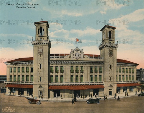 Central Railway Station, Havana, Cuba, c1920. Artist: Unknown.