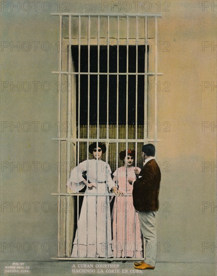 A Cuban courtship, c1920. Artist: Unknown.