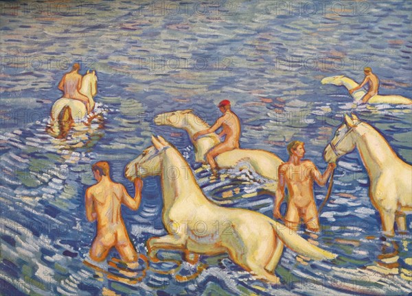 'The Sea Rider', c1915. Artist: Ludwig von Hofmann.