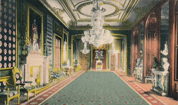 'The Throne Room, Windsor Castle', c1917. Artist: Francis Godolphin Osbourne Stuart.