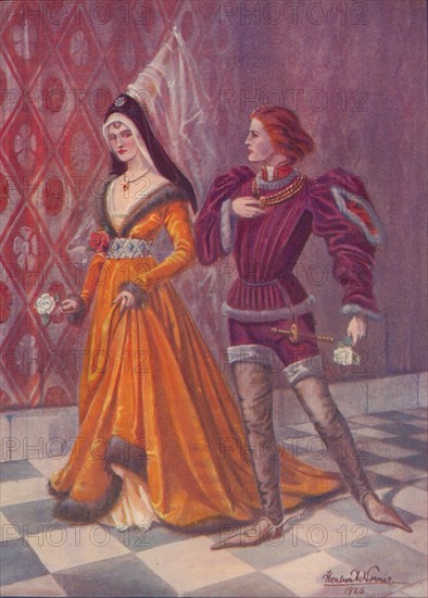 'A Nobleman and Lady', 1926. Artist: Herbert Norris.