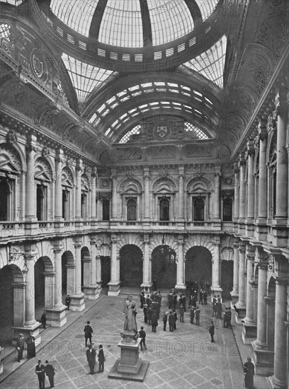 Interior of the Royal Exchange, City of London, c1910 (1911). Artist: Unknown.