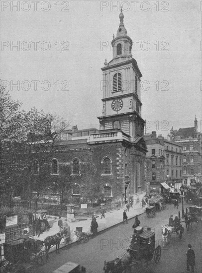 Church of St Botolph-without-Bishopsgate, City of London, c1890 (1911). Artist: Pictorial Agency.