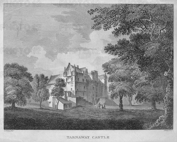 'Tarnaway Castle', 1804. Artist: James Fittler. - Photo12-Heritage ...