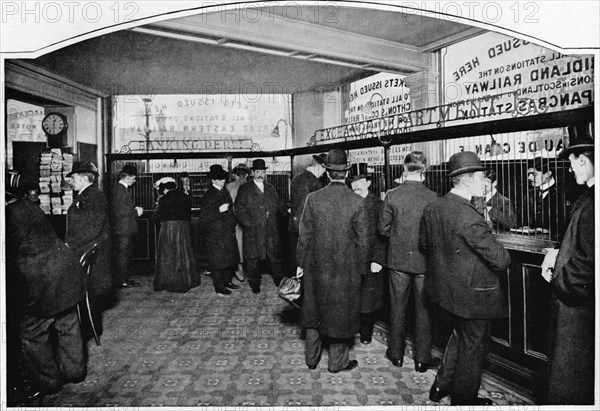 Money Exchange Department, Thmas Cook & Son, Ludgate Circus, City of London, c1903 (1903). Artist: Unknown.