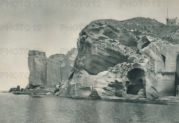 Entrance to a sulphur spring, Ischia, Italy, 1927. Artist: Eugen Poppel.