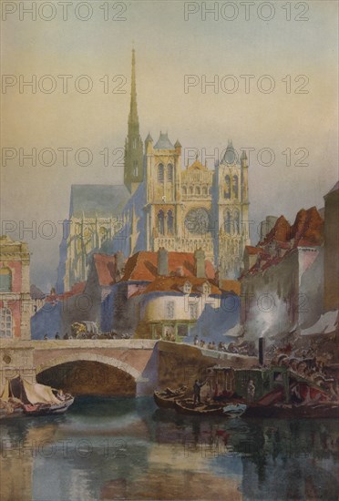 'Amiens Cathedral', c1903, (1938). Artist: Richard Henry Wright.