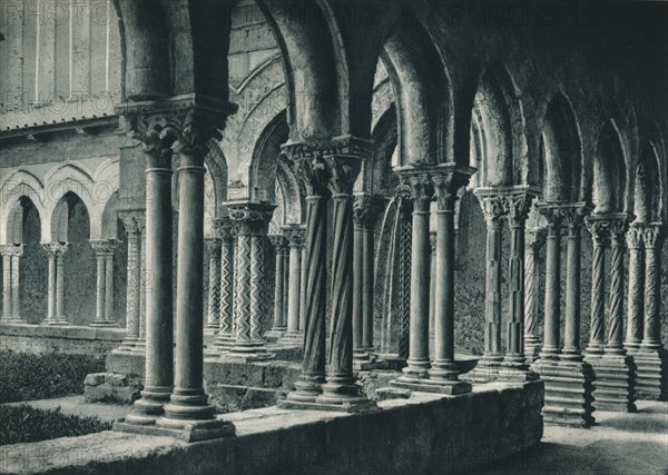 Cloisters of the Benedictine Monastery, Monreale, Sicily, Italy, 1927. Artist: Eugen Poppel.