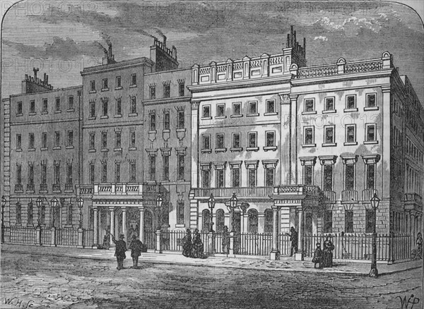 Claridge's Hotel, Mayfair, Westminster, London, c1877 (1878). Artist: Unknown.