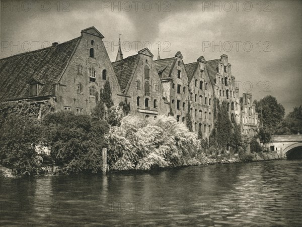 'Lubeck - Salt Warehouses', 1931. Artist: Kurt Hielscher.