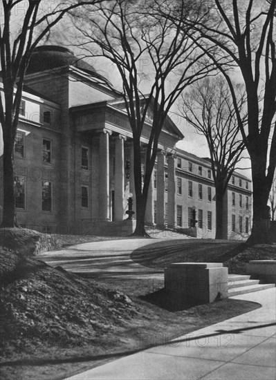 Detail of main facade - Hartford Fire Insurance Building, Hartford, Connecticut, 1922. Artist: Unknown.