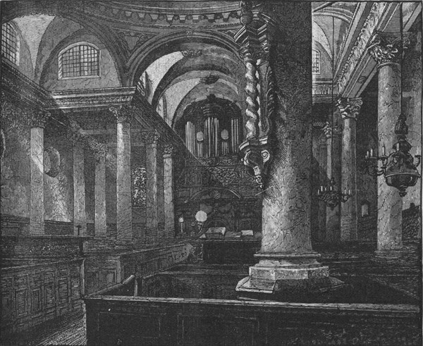 'St. Stephen's, Walbrook', 1890. Artist: Unknown.