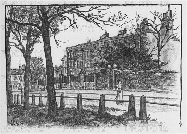 'Maid of Honour Row, Richmond', 1890. Artist: W.C. Keene.