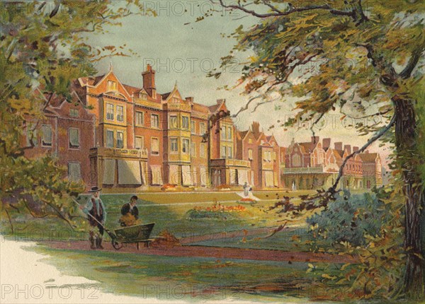 'Sandringham House', c1890. Artist: Unknown.