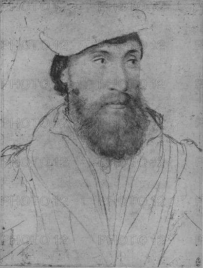 'A Gentleman: Unknown', c1532-1543 (1945). Artist: Hans Holbein the Younger.