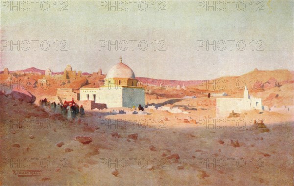 'Cufic Cemetery, Assuan', c1880, (1904). Artist: Robert George Talbot Kelly.