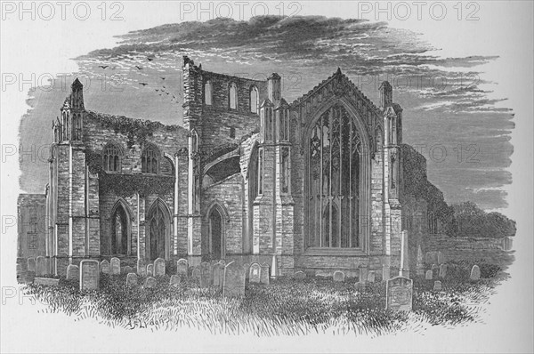 'From the East', Melrose Abbey, c1880, (1897). Artist: Alexander Francis Lydon.