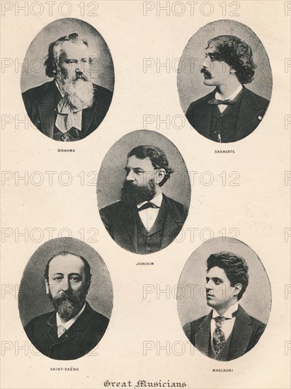 'Great Musicians - Plate VII.', 1895. Artist: Unknown.