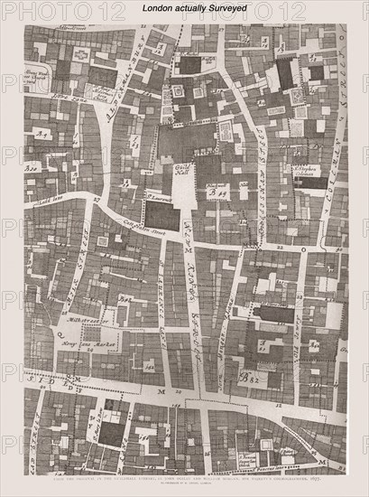 London Actually Surveyed, 1886. Artist: Unknown.