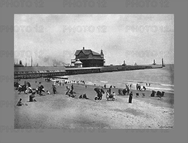 The Pier, Lowestoft, c1900. Artist: Walter Boughton.