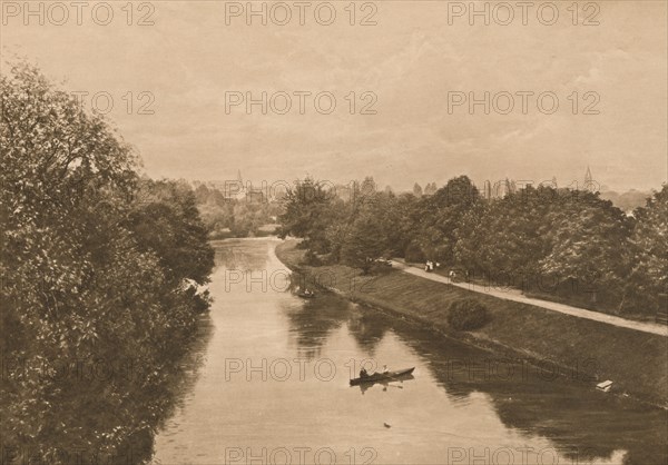 'The Leam at Leamington', 1902. Artist: Unknown.