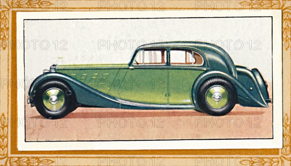 'M.G. Two-Litre Saloon', c1936. Artist: Unknown.