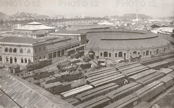 'The Rio de Janeiro Terminus of the Central Railway of Brazil', 1914. Artist: Unknown.