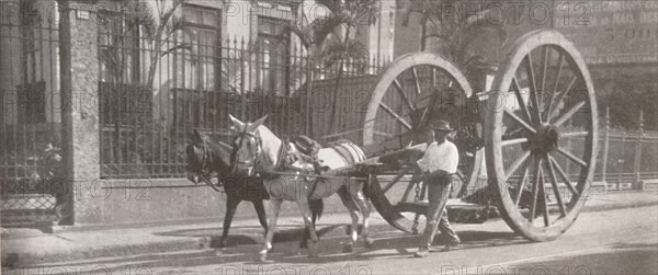 'Carrying heavy goods under instead of above the axle', 1914. Artist: Unknown.