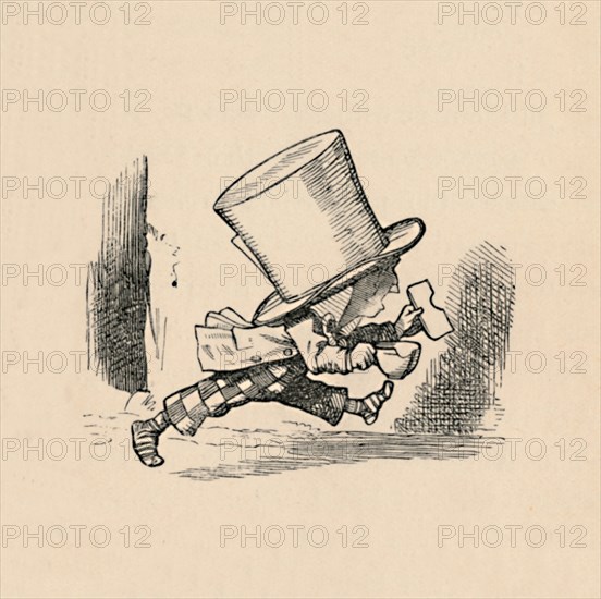 'The Mad Hatter, in the chapter 'The Tarts'', 1889. Artist: John Tenniel.