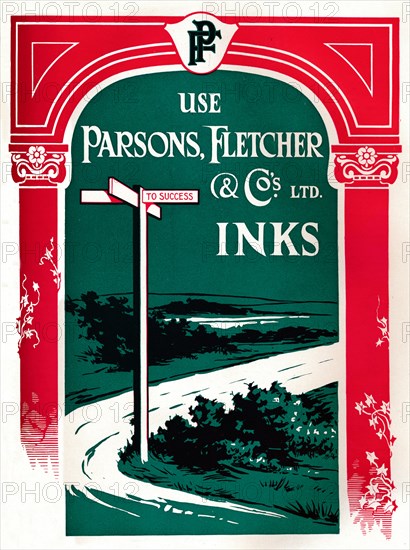 'Parsons, Fletcher & Co.'s Ltd. Inks', 1917. Artist: Parsons Fletcher & Co.