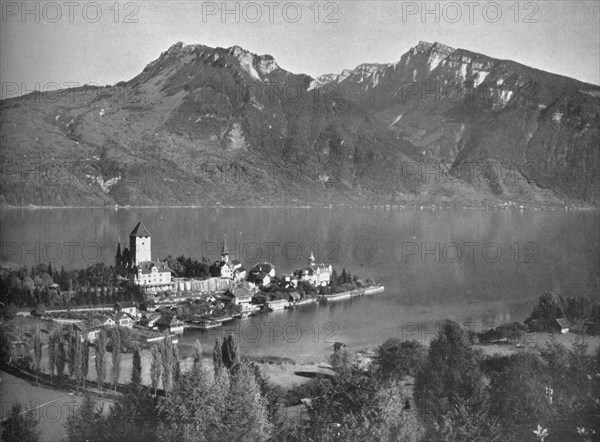 'Spiez, on Lake Thun', 1910. Artist: John Swain & Son.