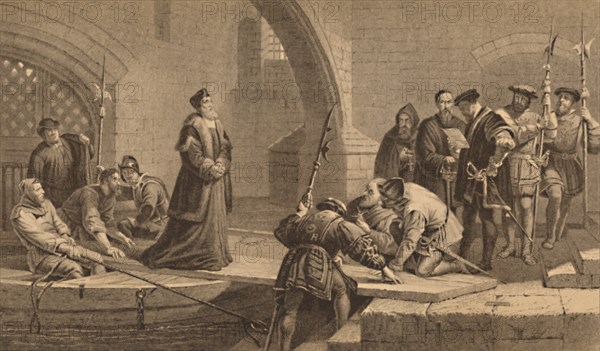 'Cranmer at the Traitor's Gate', 1886. Artist: CW Sharpe.