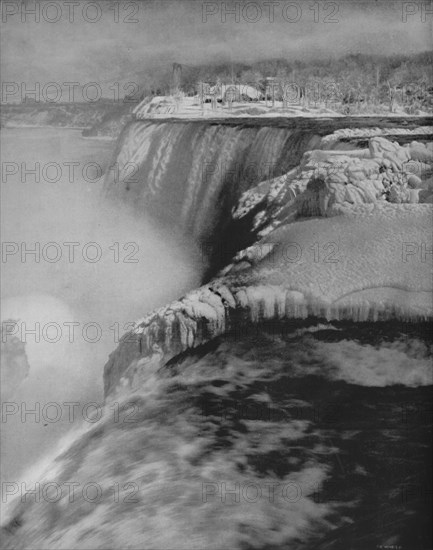 'Niagara in Winter', 19th century. Artist: Unknown.