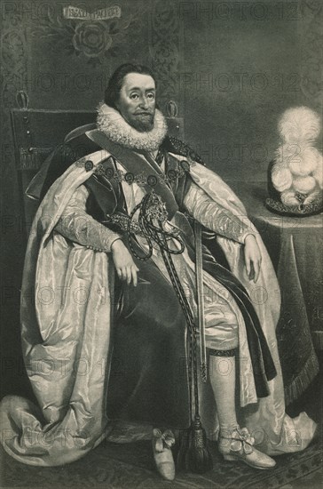 'King James I and VI.', 1603, (1904). Artist: Paulus van Somer.