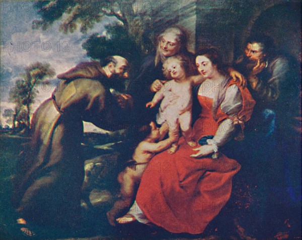 'The Holy Family with Saints Francis and Anne and the Infant Saint John the Baptist', c1630. (c1935) Artist: Peter Paul Rubens.