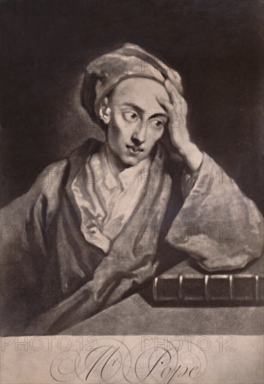 Alexander Pope, English poet and satirist, c1732 (1894). Artist: George White.