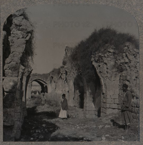 'Ruins of Crusaders Church, Ramleh', c1900. Artist: Unknown.