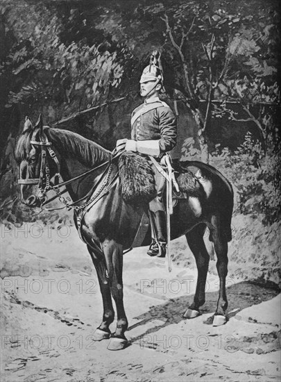 'Troop Sergeant-Major, 3rd, (The Prince of Wales') Dragoon Guards', c1880. Artist: Gregory & Co.