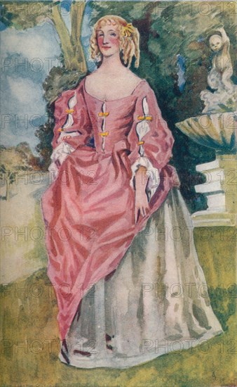 'A Woman of the Time of Charles II', 1907. Artist: Dion Clayton Calthrop.