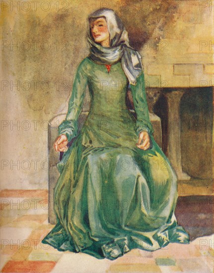 'A Woman of the Time of William II', 1907. Artist: Dion Clayton Calthrop.