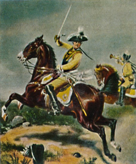 General von Seydlitz 1721-1773. - Gemälde von Camphausen', 1934