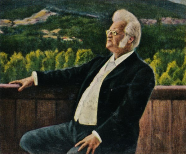 Björnstjerne Björnson 1832-1910. - Gemälde von Erik Werenskiold', 1934