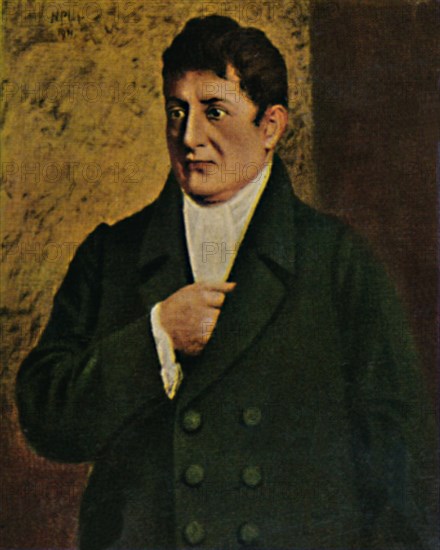 Johann Gottlieb Fichte 1762-1814. - Gemälde von Professor Plühr', 1934