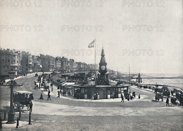 'Brighton - Entrance to the Aquarium, Showing the Chain Pier', 1895. Artist: Unknown.