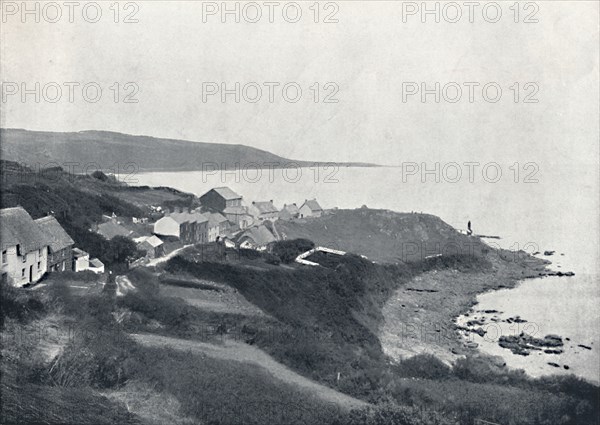 'Coverack - The Cove and Village', 1895. Artist: Unknown.