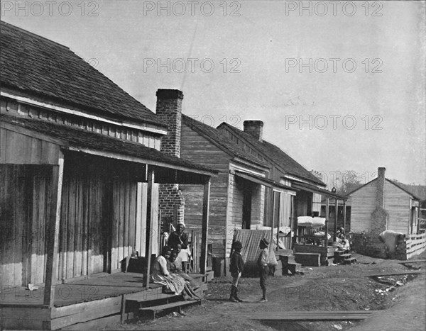 Quarters at Thomasville in Georgia', 19th century. Artist: Unknown.