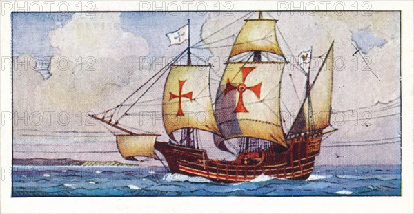 'Columbus's Santa Maria', 1937. Artist: Unknown.